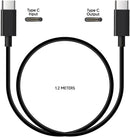 Toni Type C PD Fast Charging Cable 1.2 Meter Length Black - Damaged Packaging-1