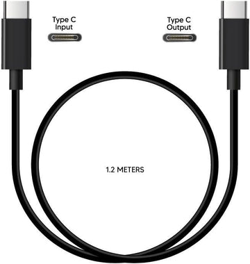 Toni Type C PD Fast Charging Cable 1.2 Meter Length Black - Damaged Packaging