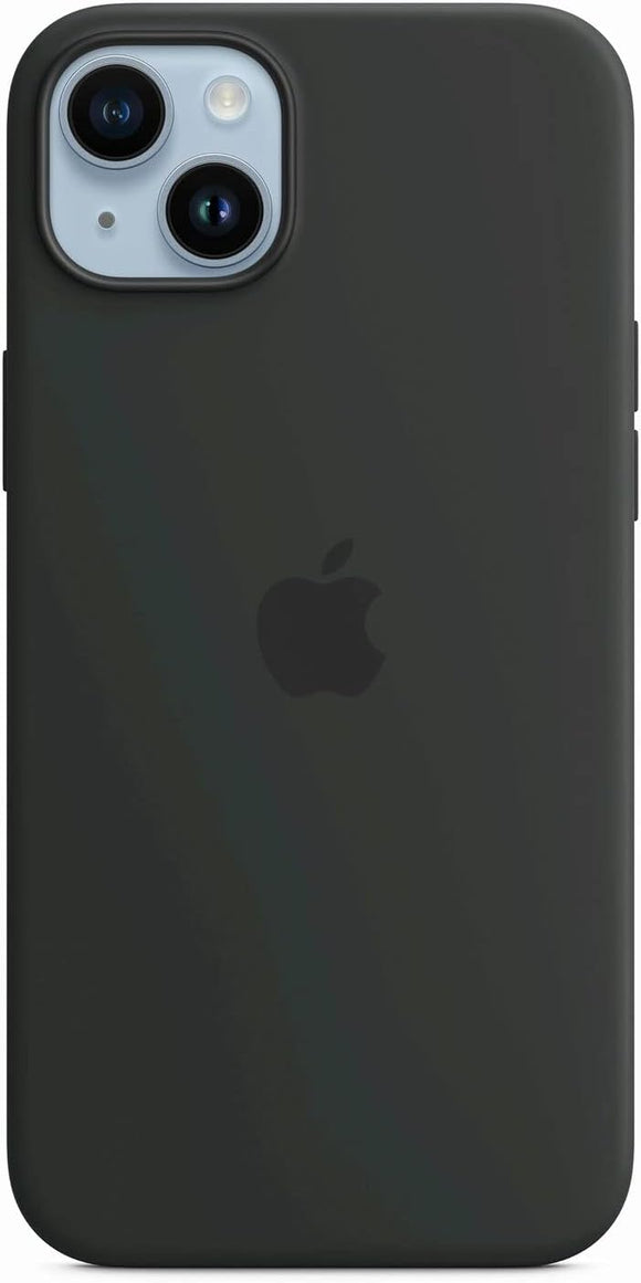 Apple iPhone 15 Plus Silicone Case with MagSafe - Black