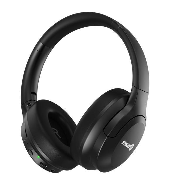 Stylus Airwave MKII Active Noise Canceling Headphones - Black